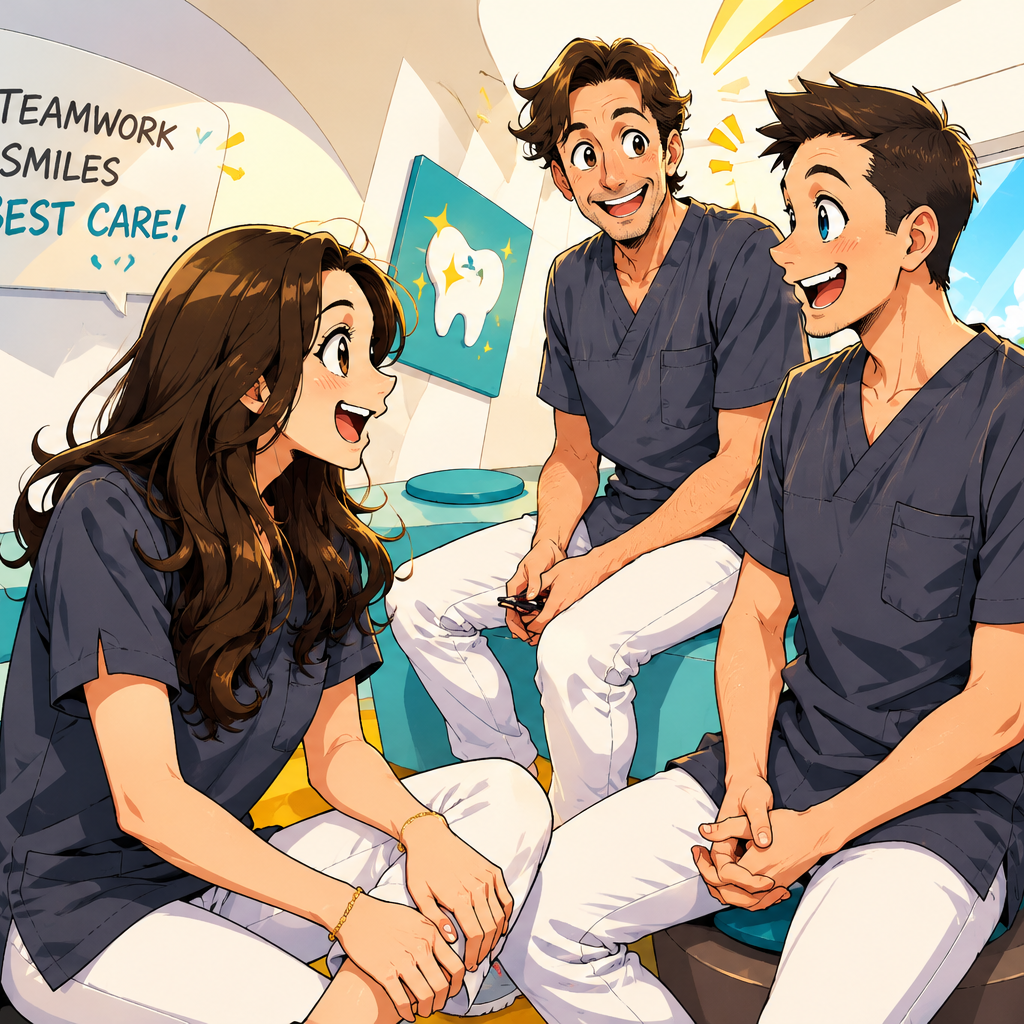 Chef, Bene und Laura animne quadratisch